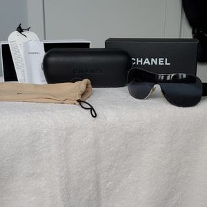Vintage Chanel Aviator Sunglasses
